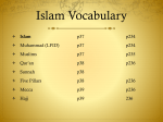 Islam Vocabulary - Net Start Class
