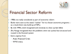 Financial Sector Reform - The Swiss Global Economics