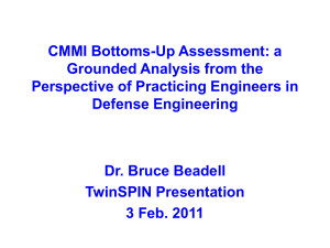 NDIA CMMI Conference Presentation - Twin-SPIN