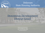 Large Project Set-Aside - Delaware State Housing Authority