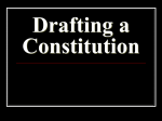 Drafting a Constitution