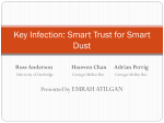 Key Infection: Smart Trust for Smart Dust