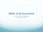 Math is Everywhere