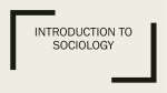 U1 Introduction to Sociology