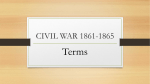 CIVIL WAR 1861-1865