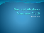 Financial Algebra - Hubbard High School