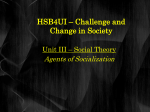 HSB4UI * Challenge and Change in Society