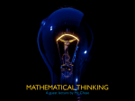 Mathematical thinking