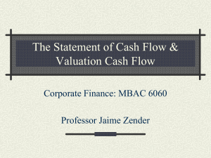 Statement of Cash Flow