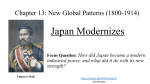 Chapter 13: New Global Patterns (1800