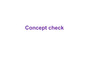 Concept checks - WordPress.com