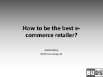 How to be the best e-commerce retailer?