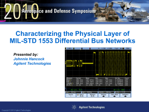 Triggering on MIL-STD 1553 Signals