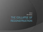 The collapse of reconstruction - Elmwood Park Memorial High School