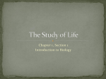 The Study of Life