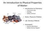 The An Introduction to Physical Properties of Matter