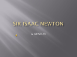 Sir Isaac Newton - MrsDsClassActivePages