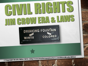 3. Jim Crow PowerPoint