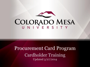 Activate Your Card - Colorado Mesa University