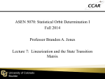 State Transition Matrix - University of Colorado Boulder