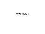 EW FRQs II
