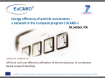 Energy efficiency of particle accelerators - Indico