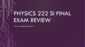 Final Exam Review Solution SlidesS