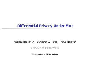 Differential Privacy Under Fire