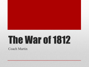 The War of 1812