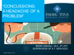 Concussions - Fisher-Titus Medical Center