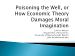 Poisoning the Well, or How Economic Theory Damages Moral