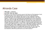 Miranda Case