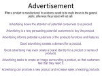 advertisement scope and importance