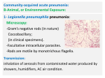Community-acquired acute pneumonia