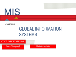 Chapter 9 Global Information Systems