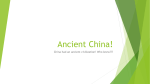 Ancient China!