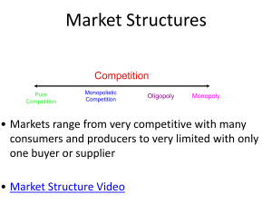 Market Structures Notes