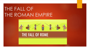 the fall of the roman empire