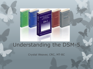 Understanding the DSM-5