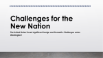7-3 Challenges for the New nation