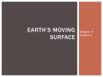 Earths moving surface