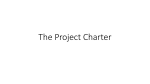 The Project Charter