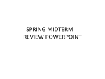 spring midterm review powerpoint