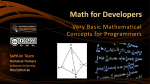 Math for Developers