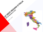 Le venti regioni d*Italia The 20 regions of italy
