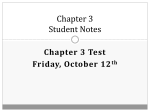 Chapter 3 Student Notes
