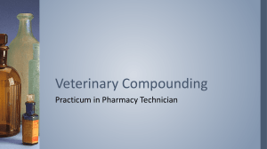 Veterinary Compounding