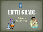 Fifth Science Week Two - JSES-PASS