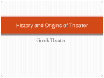 History and Origins of Theater