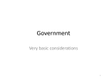Government and Economics